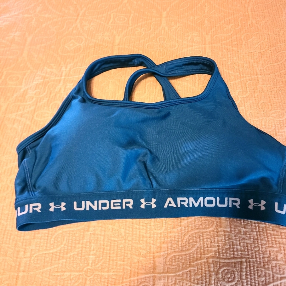 Under Armour,  teal sports bra
